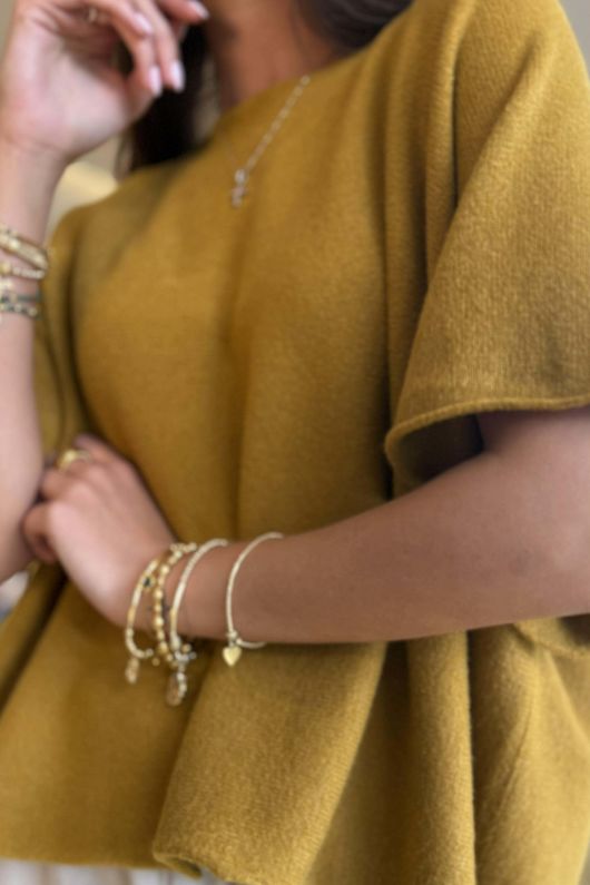 Conrad Layer Knit Mucky Mustard - 